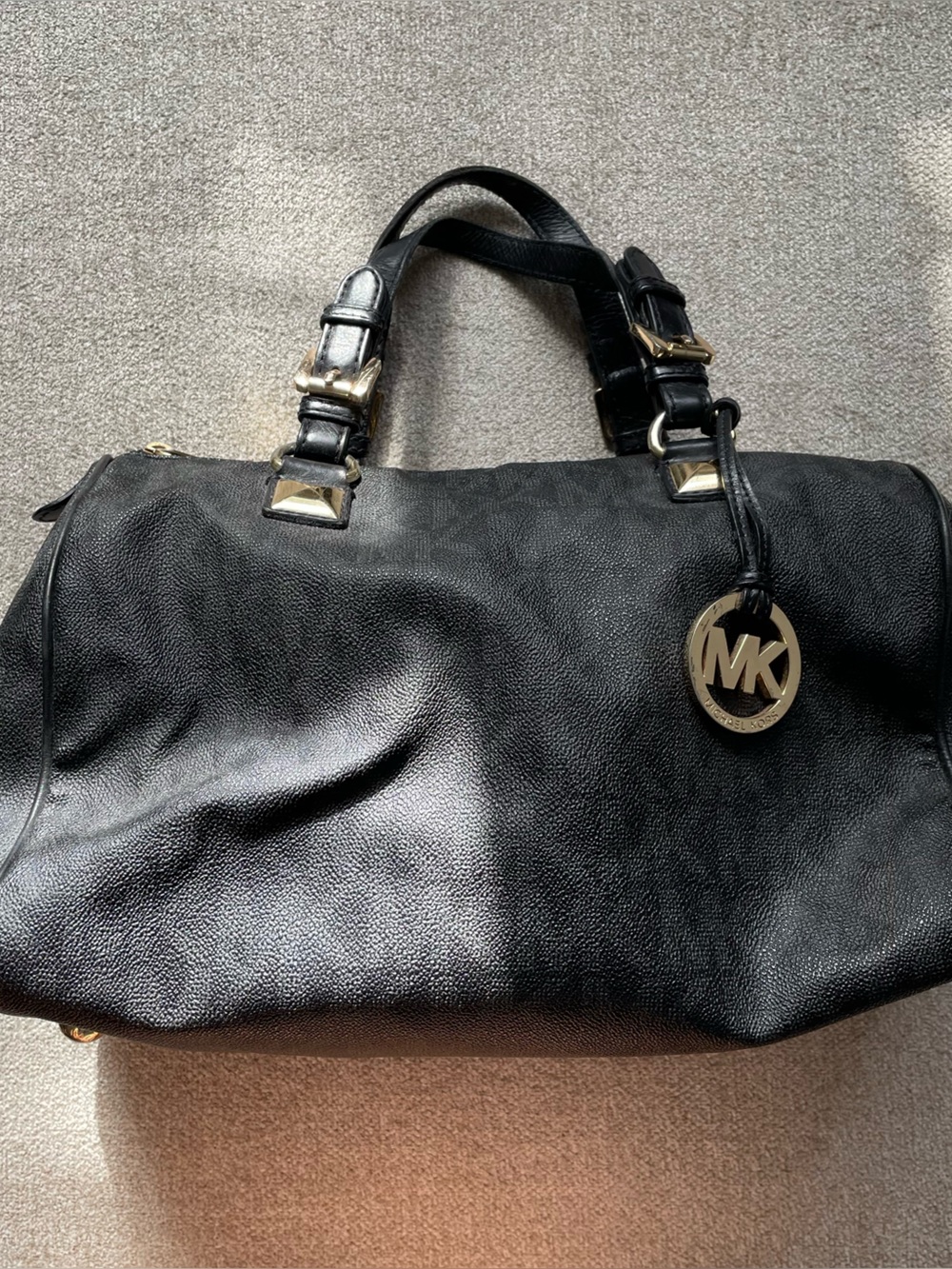 VINTAGE / Y2K Michael Kors Black Grayson Satchel Bag